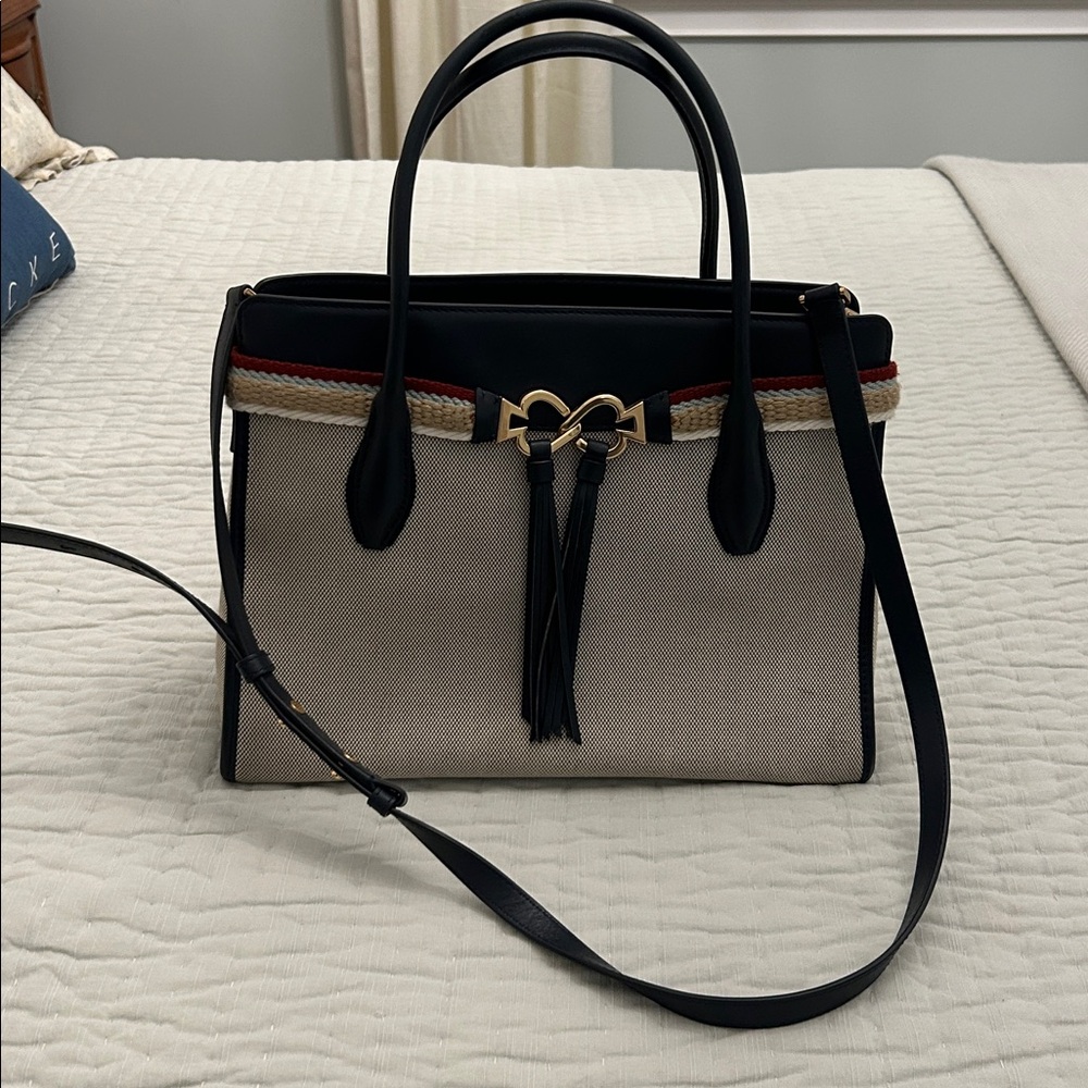 Kate Spade purse in fabric and leather - Picture 6 of 7